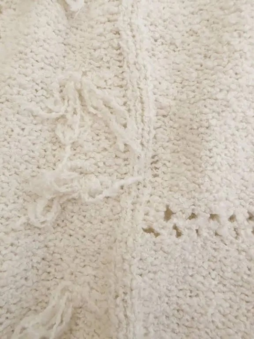 NWT J. Jill Barley Open-Front Crochet Top - Picture 2 of 6